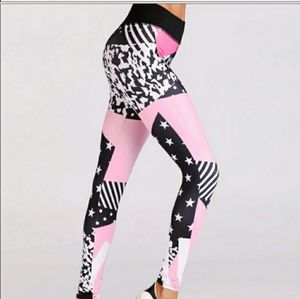 Pink & Black Legging